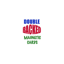 Magnetic Card- Bicycle Cards (2 Per Package) Double Back Blue by Chazpro