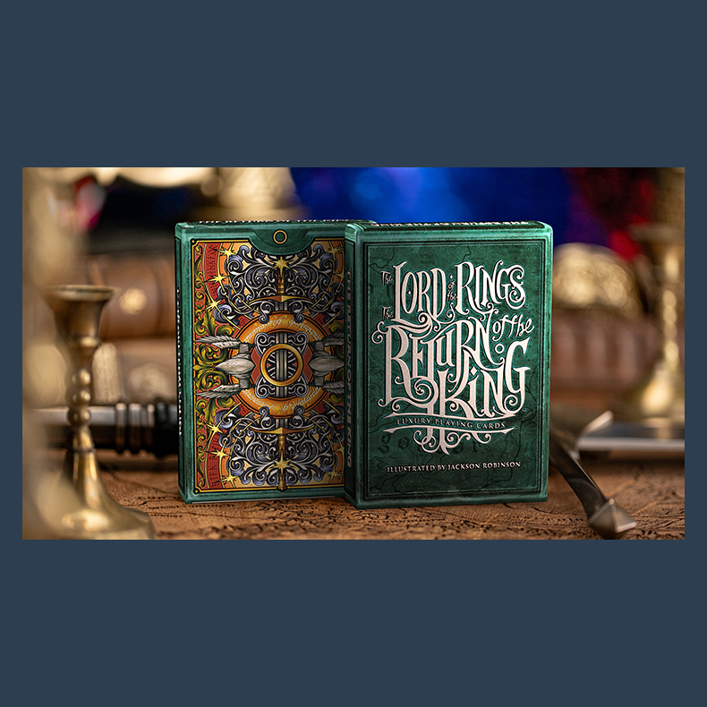 The Lord of the Rings - Return of the King Playing Cards by Kings Wild Project(Green)