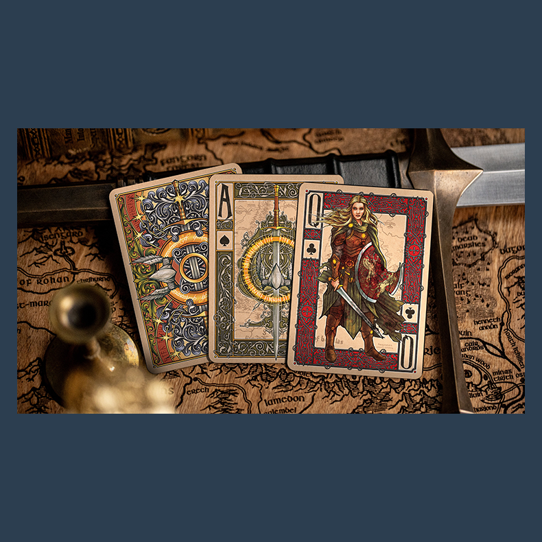 The Lord of the Rings - Return of the King Playing Cards by Kings Wild Project(Green)