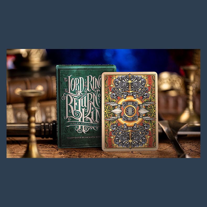The Lord of the Rings - Return of the King Playing Cards by Kings Wild Project(Green)