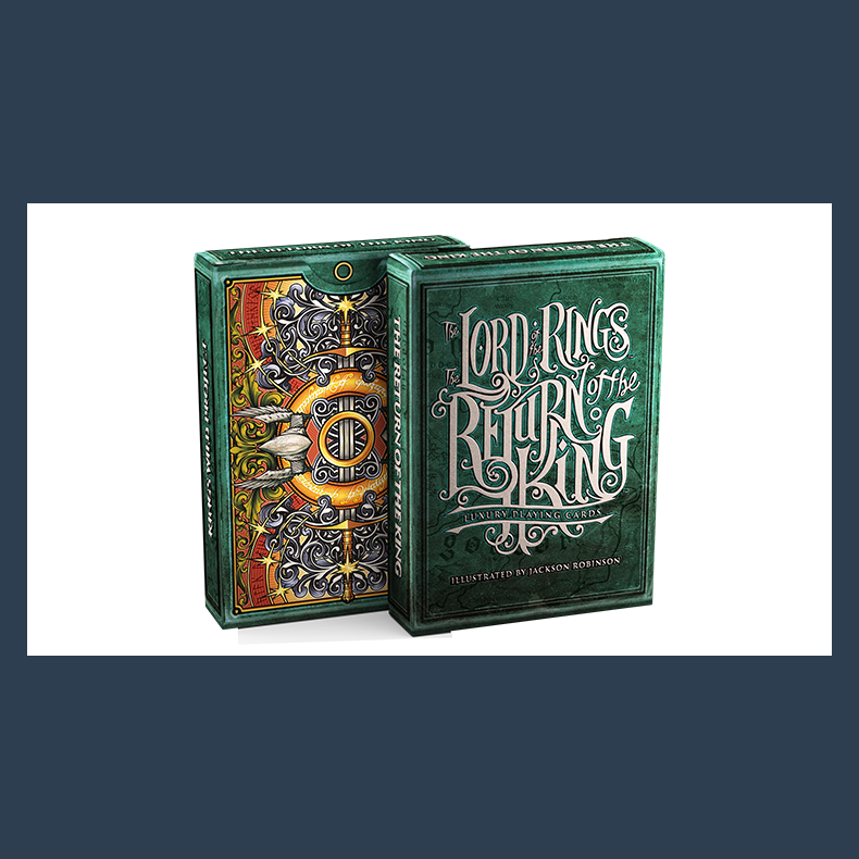 The Lord of the Rings - Return of the King Playing Cards by Kings Wild Project(Green)
