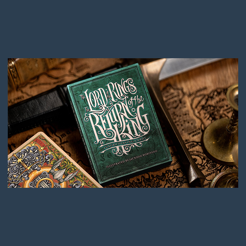 The Lord of the Rings - Return of the King Playing Cards by Kings Wild Project(Green)
