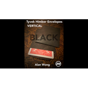 Tyvek VERTICAL Himber Envelopes BLACK (12 pk.) by Alan Wong