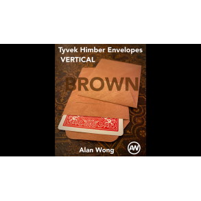 Tyvek VERTICAL Himber Envelopes BROWN (12 pk.) by Alan Wong