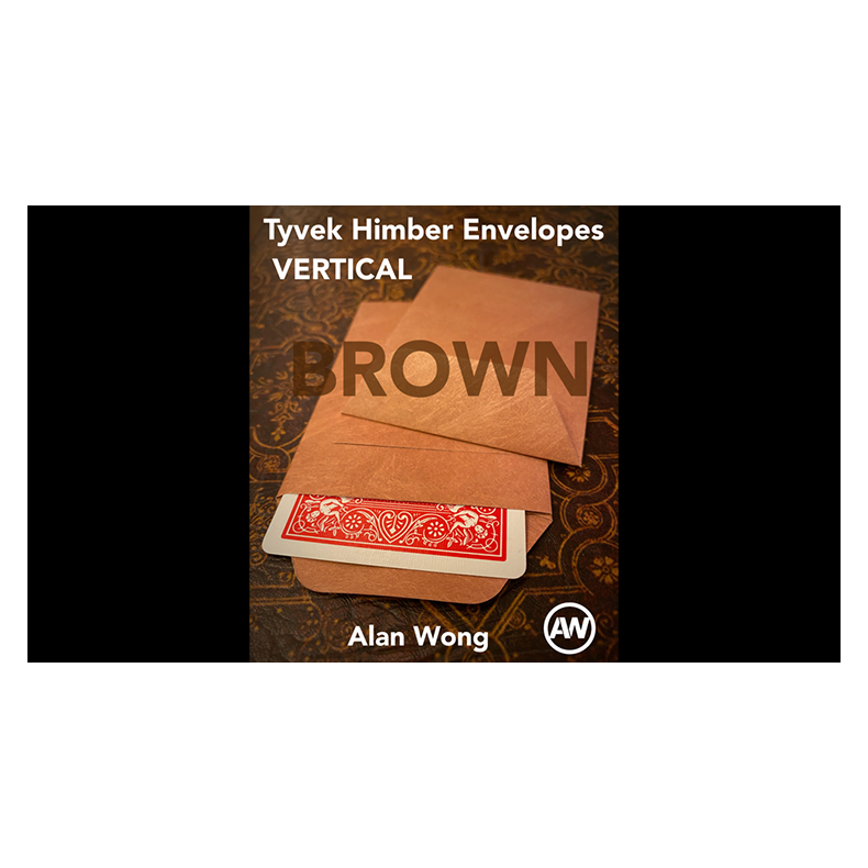 Tyvek VERTICAL Himber Envelopes BROWN (12 pk.) by Alan Wong