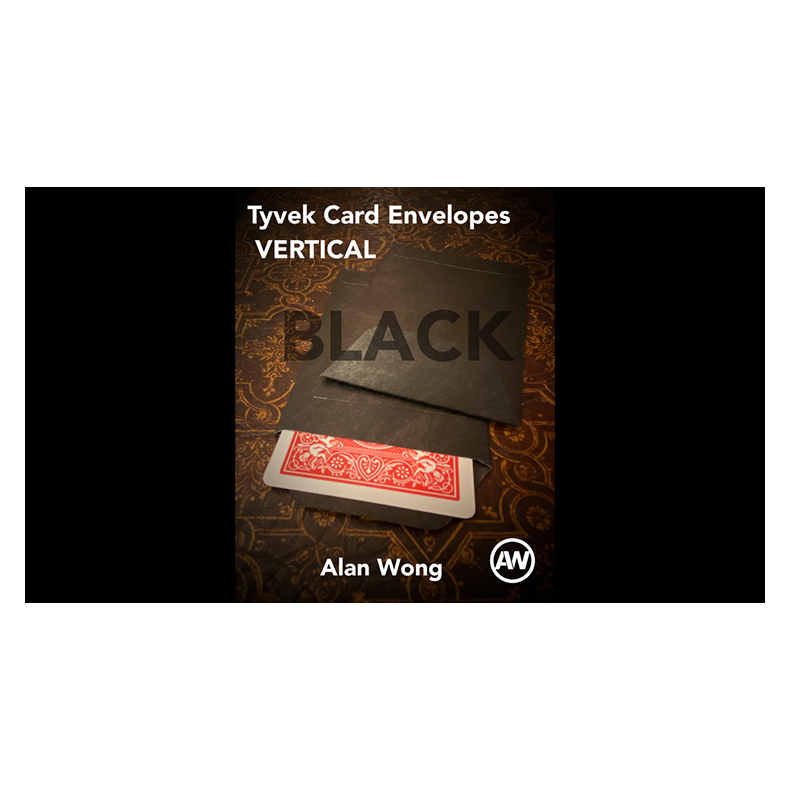 Tyvek VERTICAL Envelopes BLACK (10 pk.) by Alan Wong