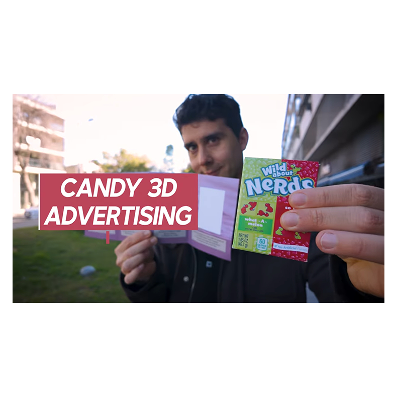3D Candy Advertisement by Henry Evans and Mysteries