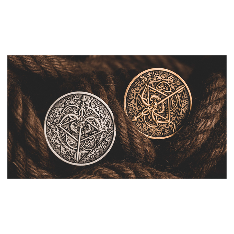 BOW AND ARROW COIN SILVER by Bacon Magic