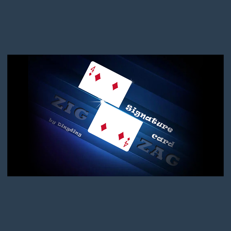 Signature Card Zig Zag by Dingding video DOWNLOAD