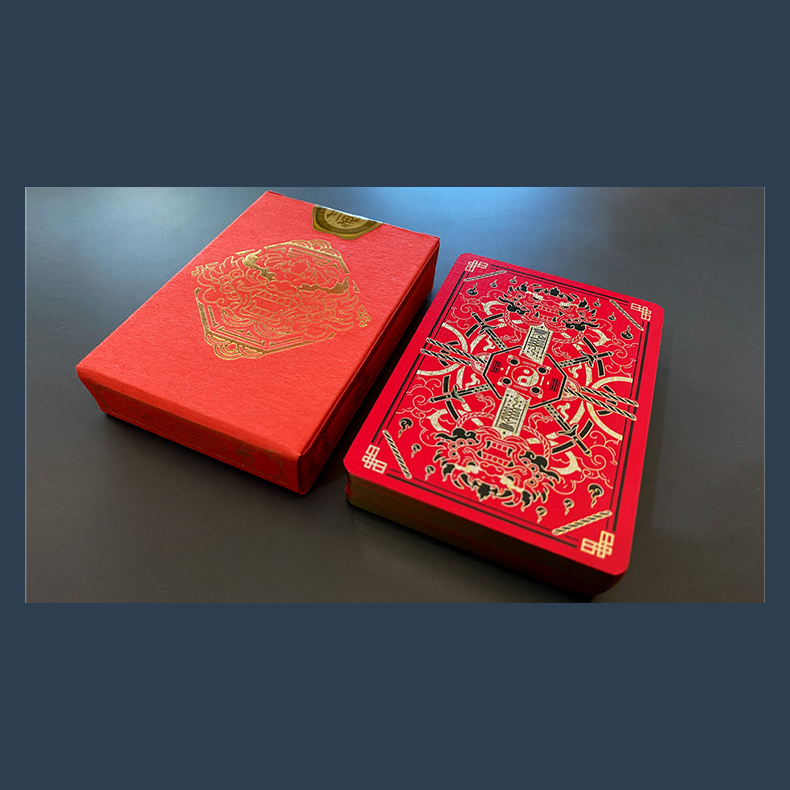 Geung Si The Torpor (Red) Playing Cards