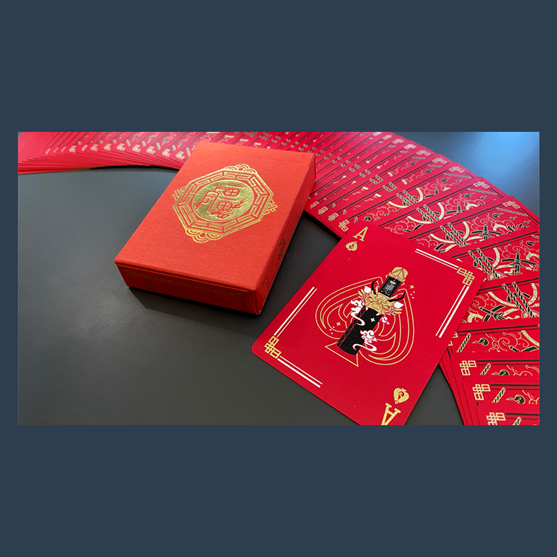 Geung Si The Torpor (Red) Playing Cards