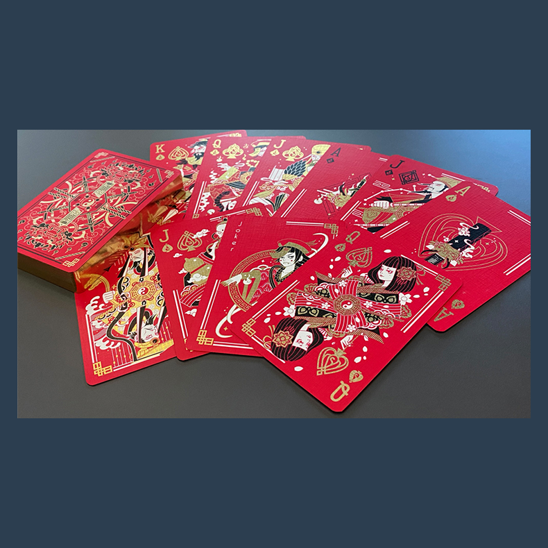 Geung Si The Torpor (Red) Playing Cards