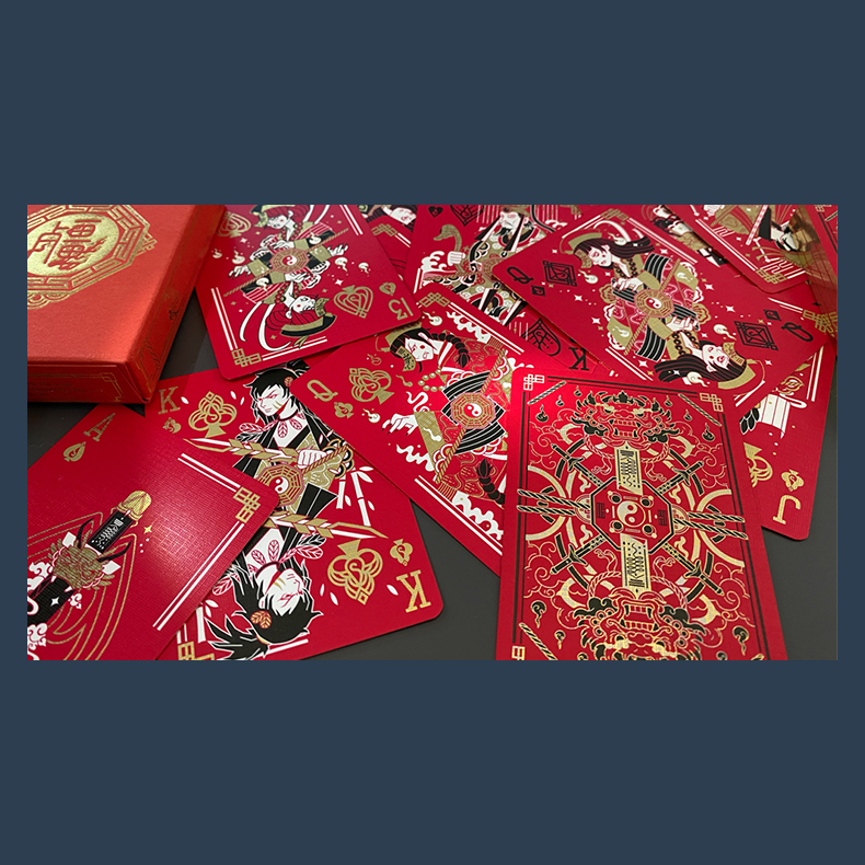 Geung Si The Torpor (Red) Playing Cards