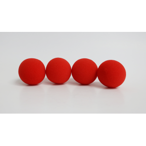 2 inch PRO Sponge Ball (Red) Bag of 4 from Magic by Gosh