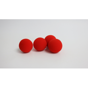 1.5 inch PRO Sponge Ball (Red) Bag of 4 from Magic by Gosh