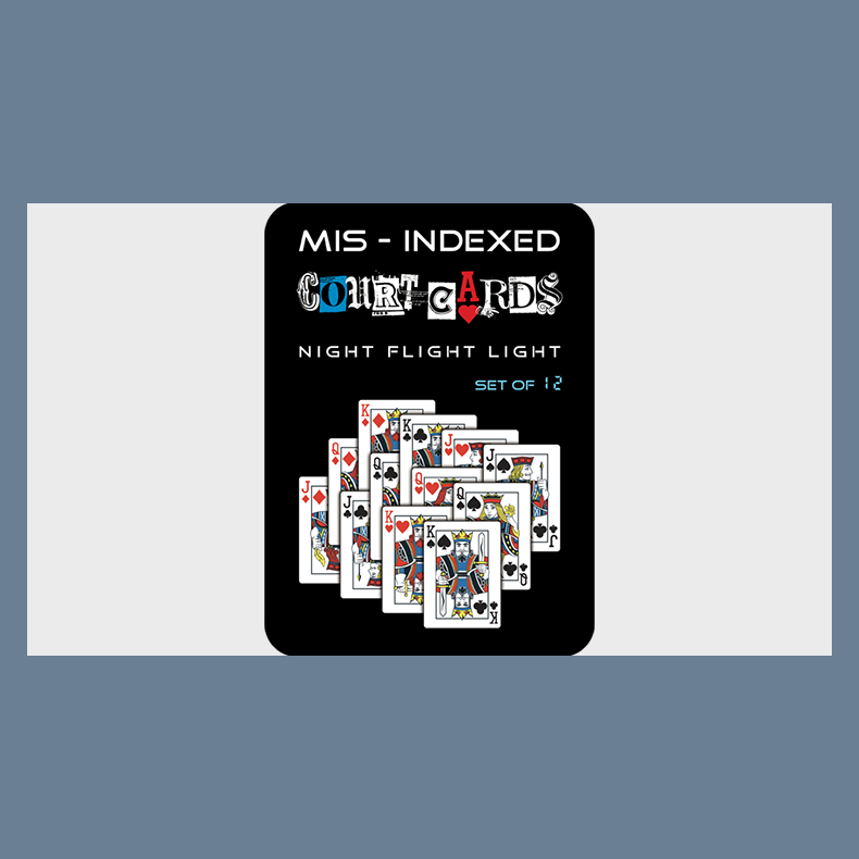 Mis-Indexed Court Cards (LIGHT) - Pack of 12 by Steve Dela
