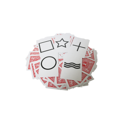 Bicycle Jumbo ESP 50 Cards - (10 of each Square, Wavy Lines, Star, Circle and Cross)