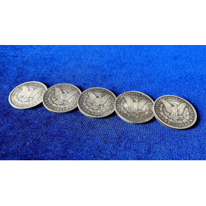 NORMAL MORGAN COIN (5 Dollar Sized Replica Coins) by N2G 