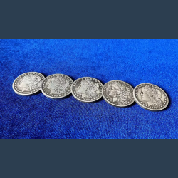 NORMAL MORGAN COIN (5 Dollar Sized Replica Coins) by N2G 