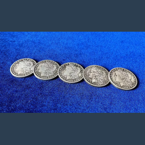 NORMAL MORGAN COIN (5 Dollar Sized Replica Coins) by N2G 