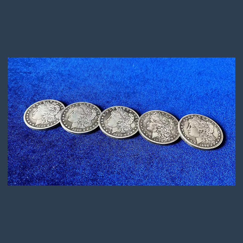 NORMAL MORGAN COIN (5 Dollar Sized Replica Coins) by N2G 