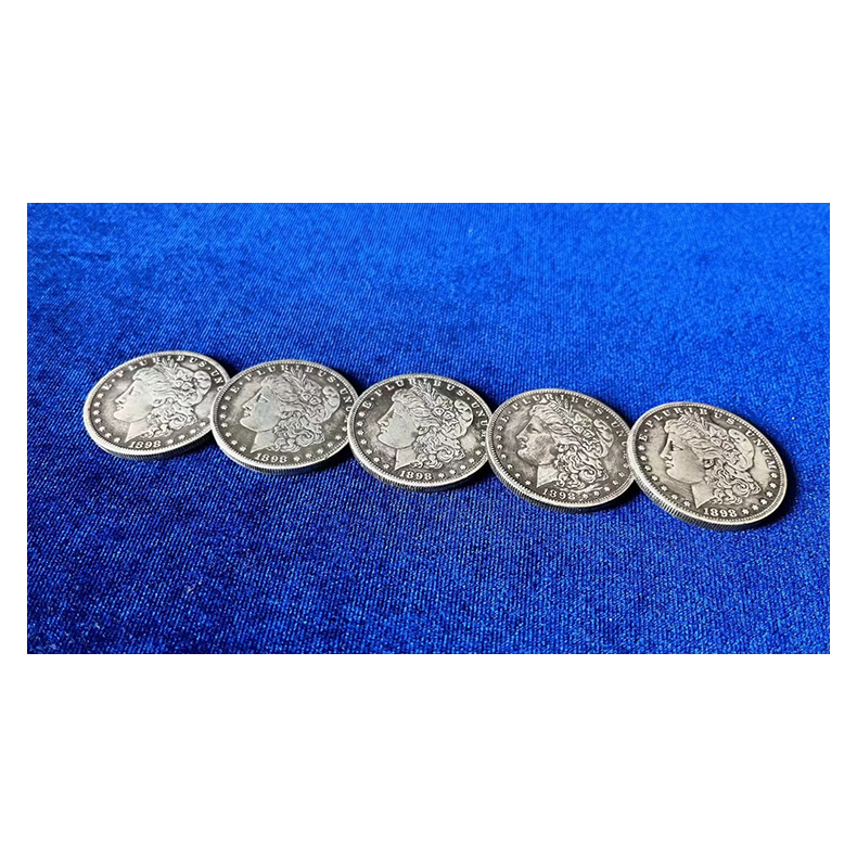 NORMAL MORGAN COIN (5 Dollar Sized Replica Coins) by N2G 