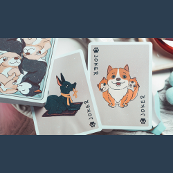 Naughty Dog Playing Cards by 808 Magic and Bacon Playing Card