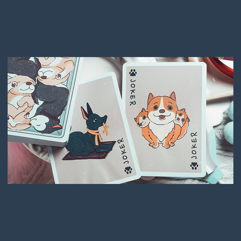 Naughty Dog Playing Cards by 808 Magic and Bacon Playing Card