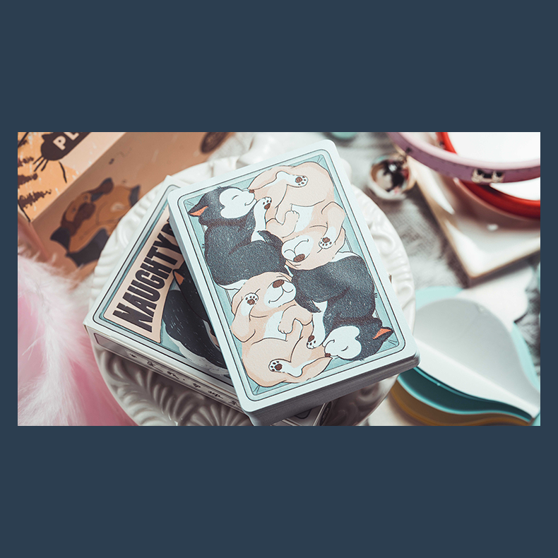 Naughty Dog Playing Cards by 808 Magic and Bacon Playing Card