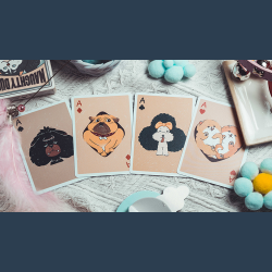 Naughty Dog Playing Cards by 808 Magic and Bacon Playing Card