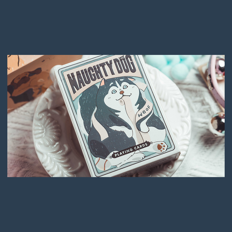 Naughty Dog Playing Cards by 808 Magic and Bacon Playing Card