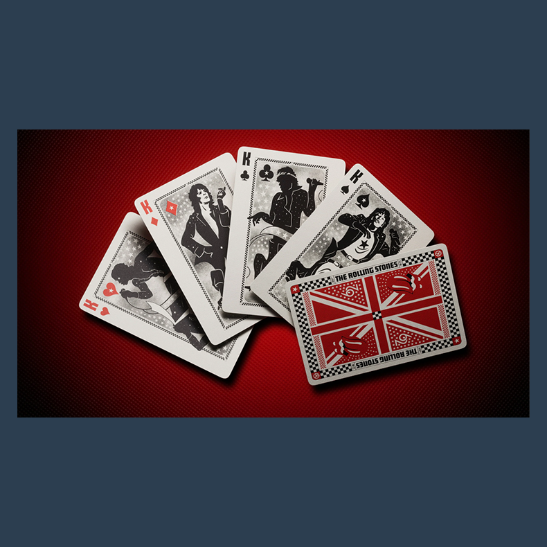 The Rolling Stones Playing Cards by theory11