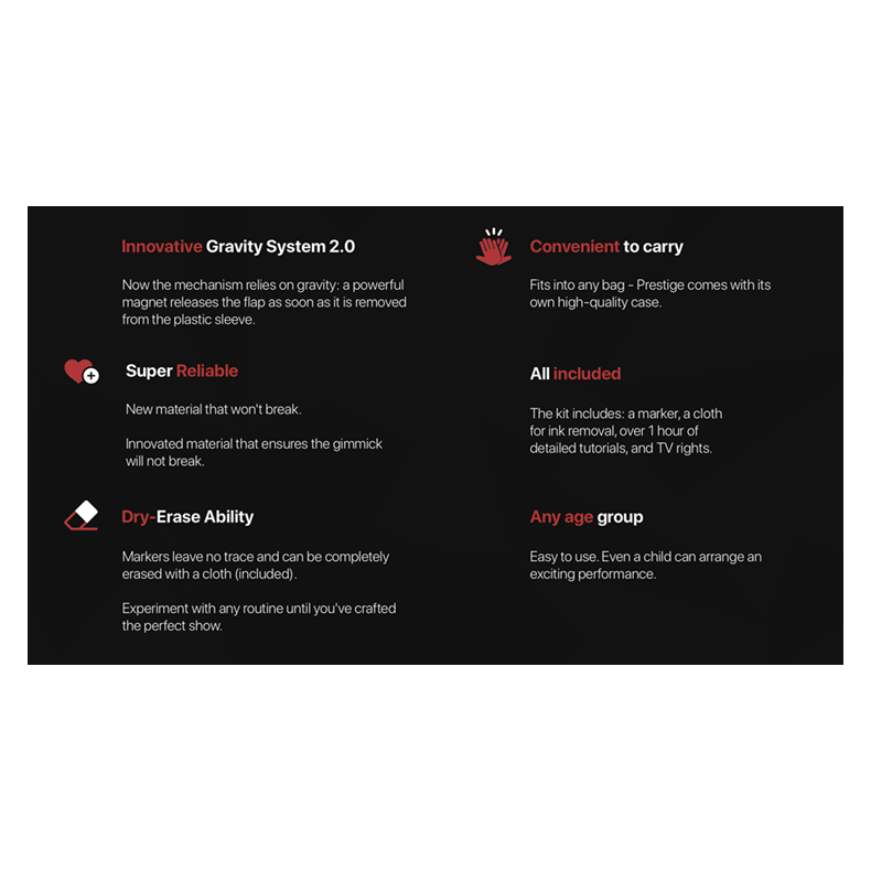 PRESTIGE 2.0 DRY ERASE (Stage) by Sergey Koller &amp; Hide