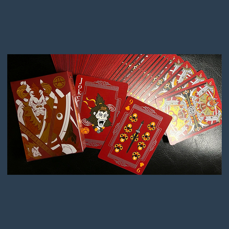 Bull Demon King Craft (Confusion Red) Playing Cards
