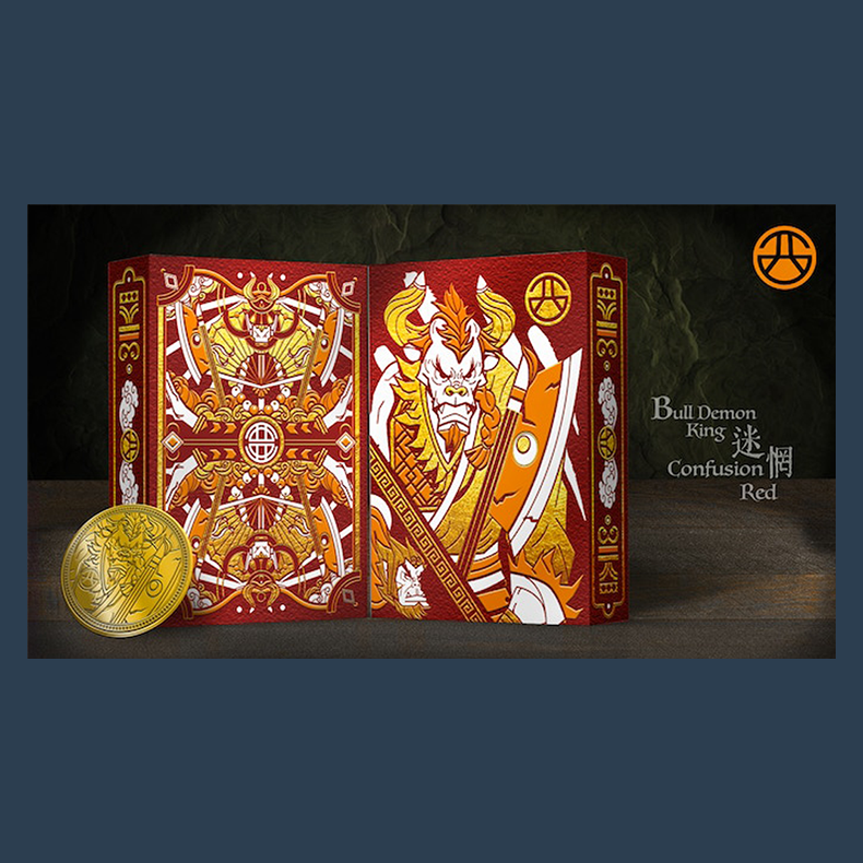 Bull Demon King Craft (Confusion Red) Playing Cards