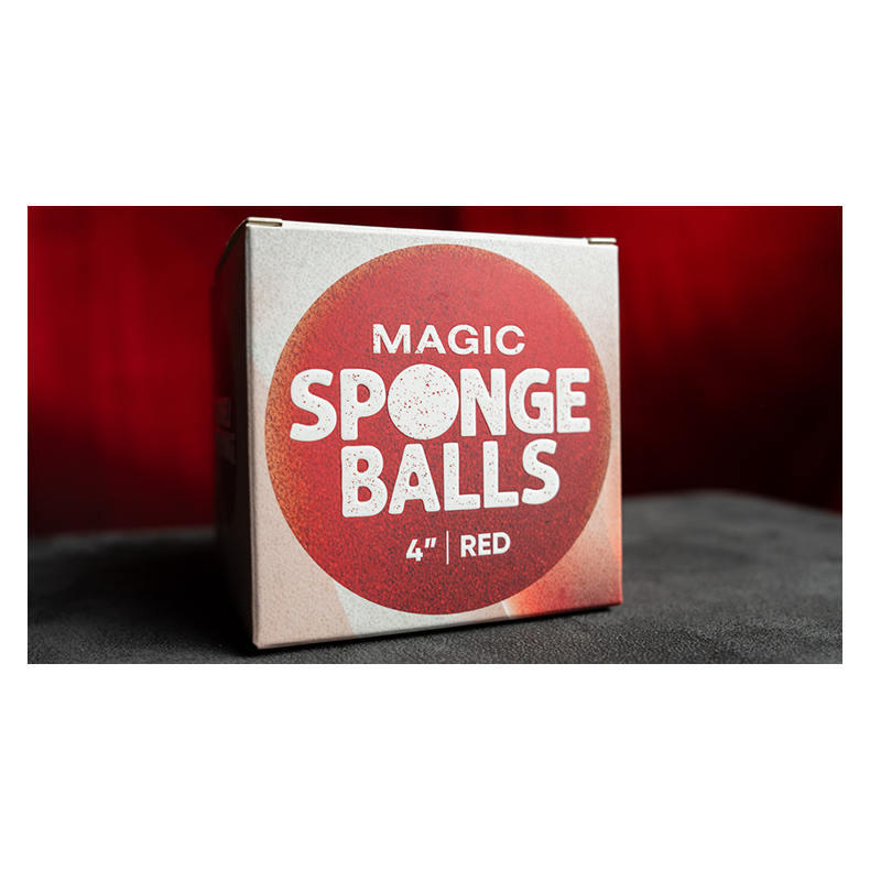 Magic Sponge Balls 1PK red 4"