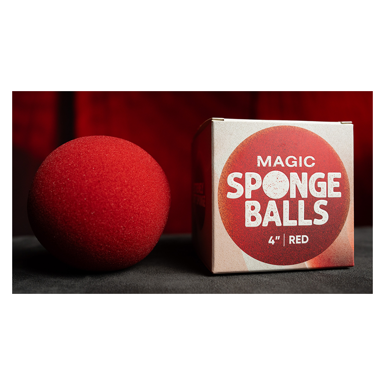 Magic Sponge Balls 1PK red 4"