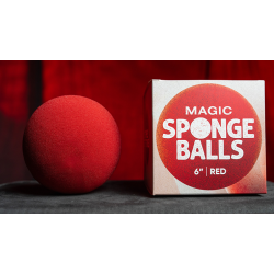 Magic Sponge Balls 1PK RED 6 inc