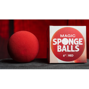 Magic Sponge Balls 1PK RED 6 inc