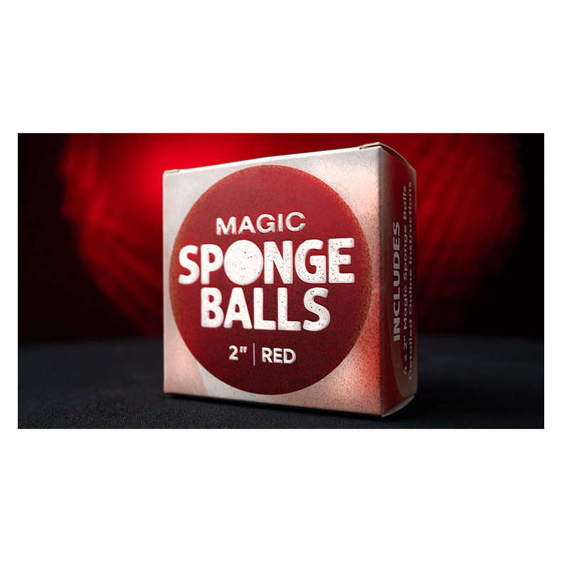 Magic Sponge Balls 50PK RED 2" by Murphy's Magic