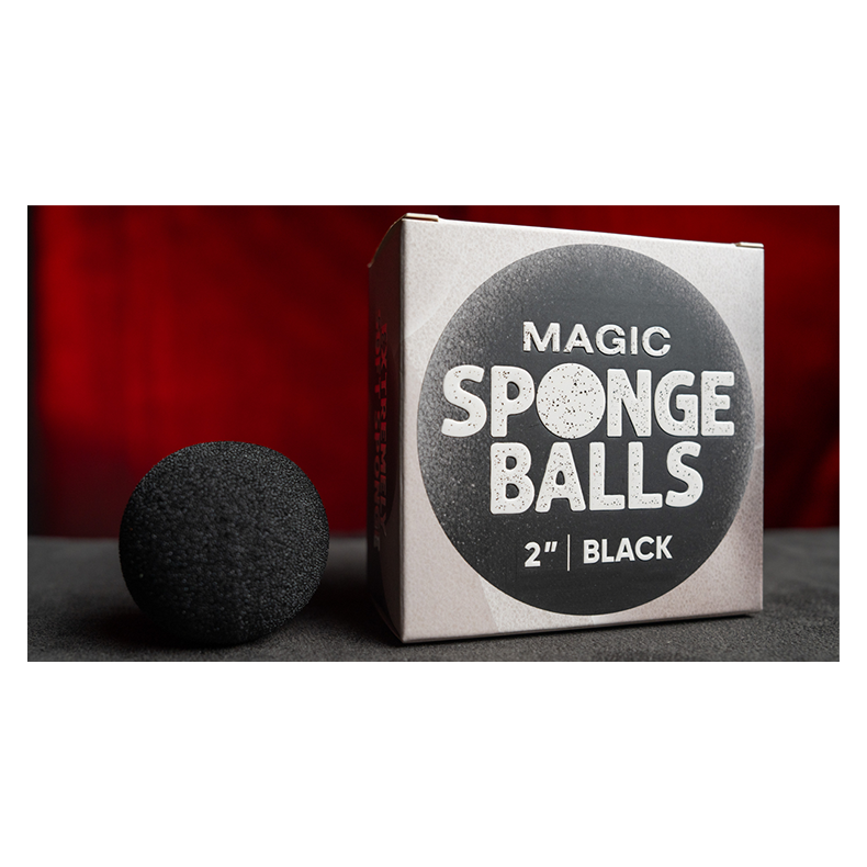 Magic Sponge Balls 50PK BLACK 2 inc