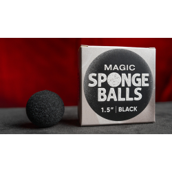 Magic Sponge Balls 50PK BLACK 1.5 inc