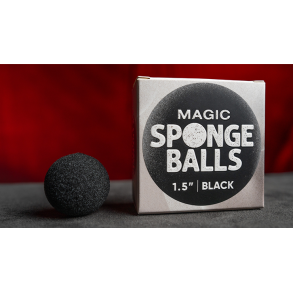 Magic Sponge Balls 50PK BLACK 1.5 inc