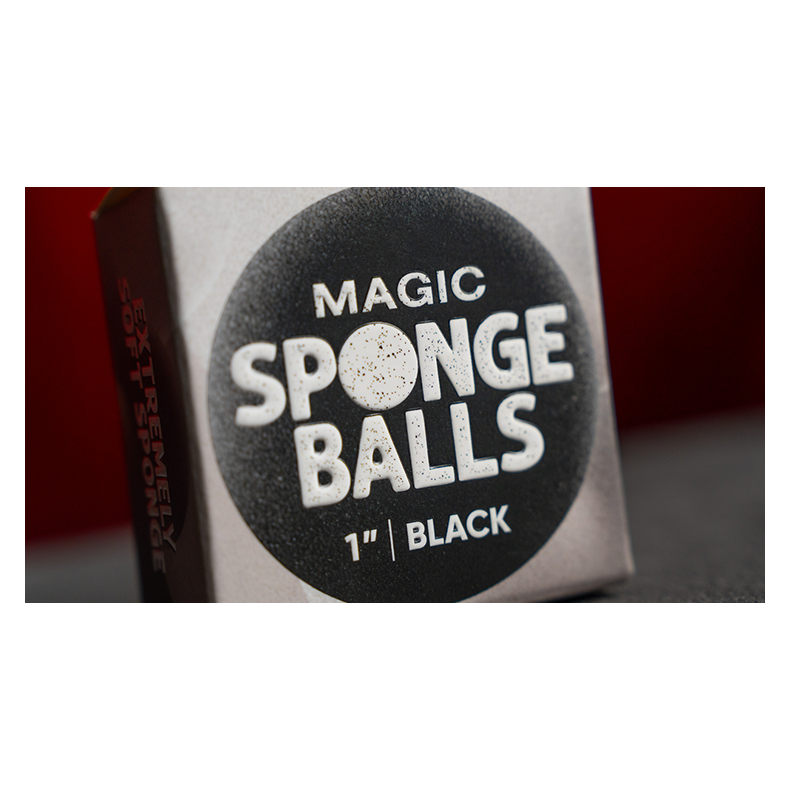 Magic Sponge Balls 50 stk BLACK 1 inc"