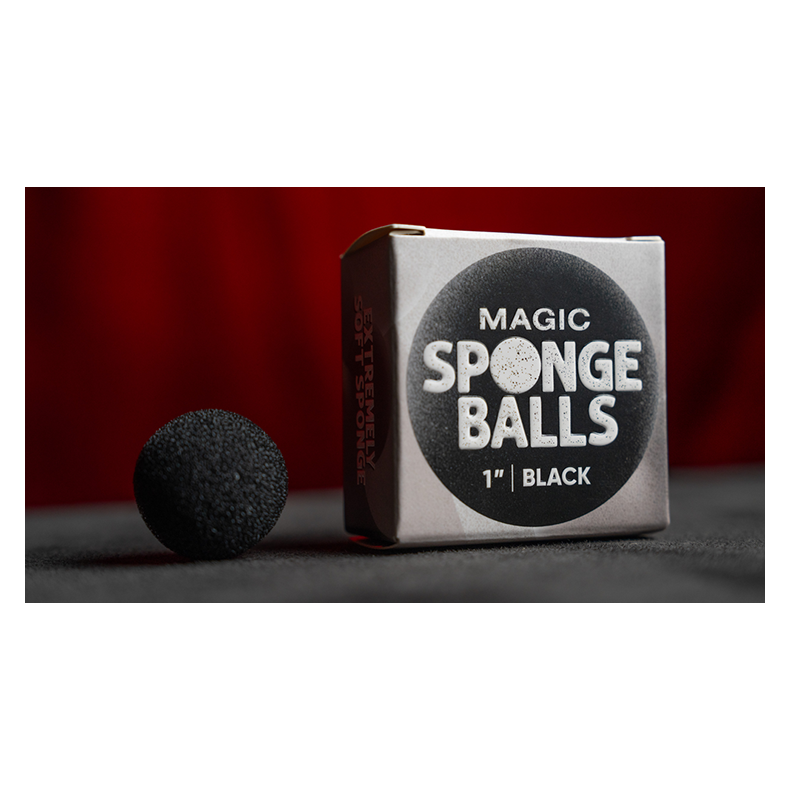 Magic Sponge Balls 50 stk BLACK 1 inc"