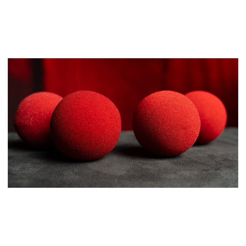 Magic Sponge Balls 50PK RED 3 inc"