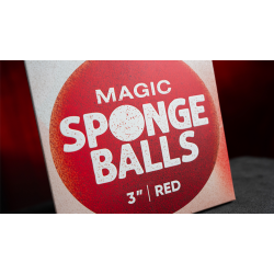 Magic Sponge Balls 50PK RED 3 inc"