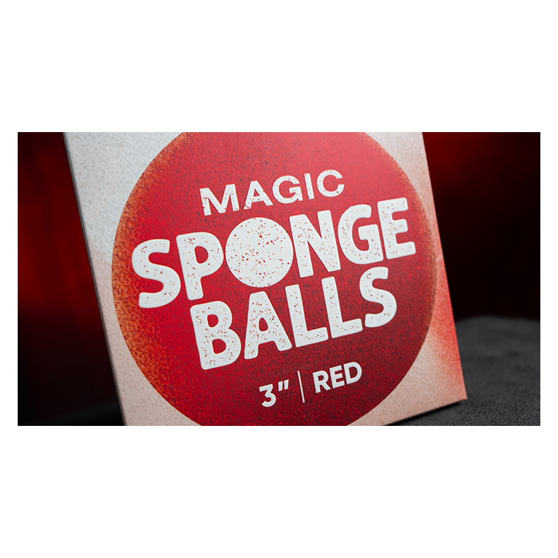 Magic Sponge Balls 50PK RED 3 inc"