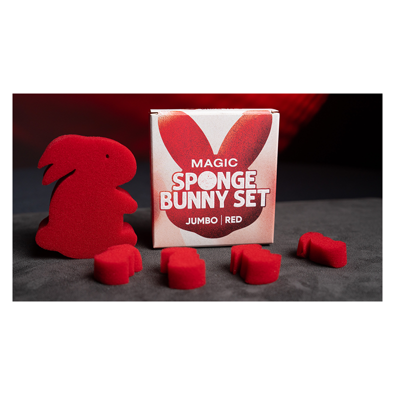 Magic Sponge Bunny Rabbit Set (Red)