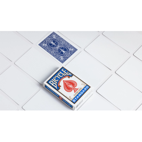 Magnetic Card - Bicycle Cards (2 Per Package) Blank Face Blue by Chazpro